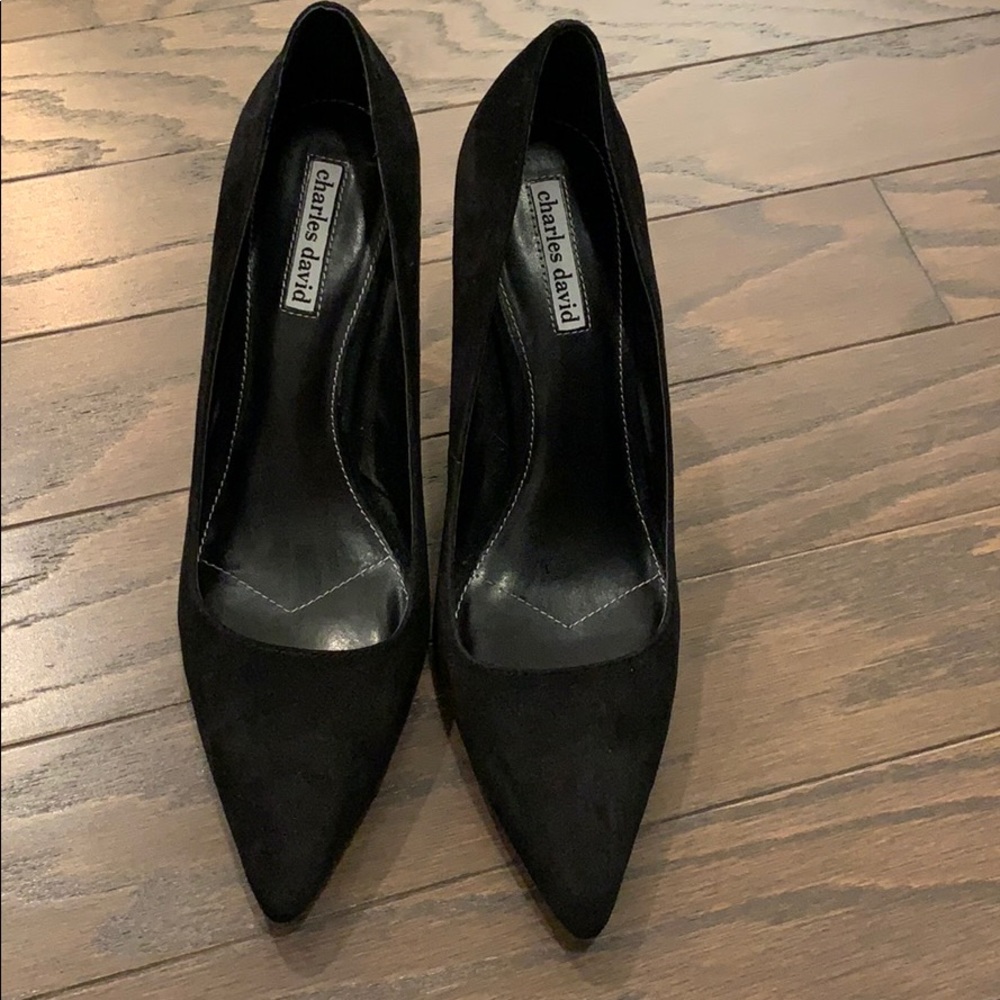 Charles David black heels